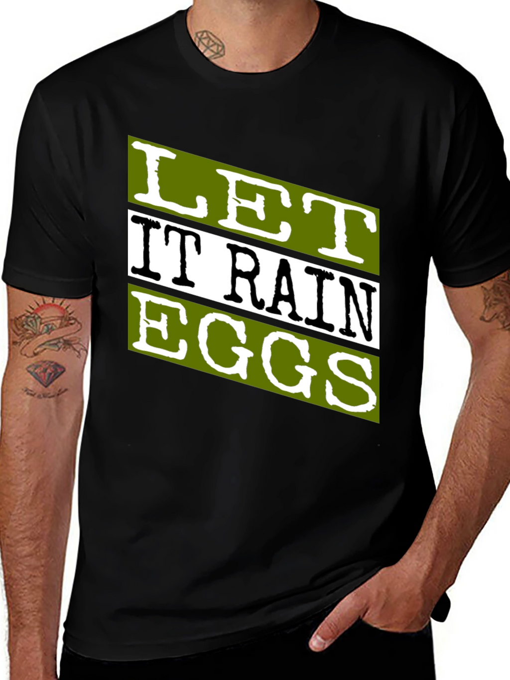 Let It Rain Eggs Graphic Tee - Unisex