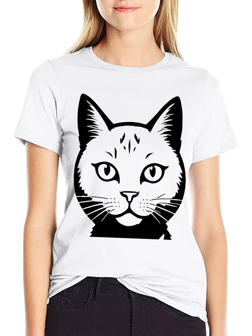 Black Cat Graphic Tee - Unisex Fashion Top