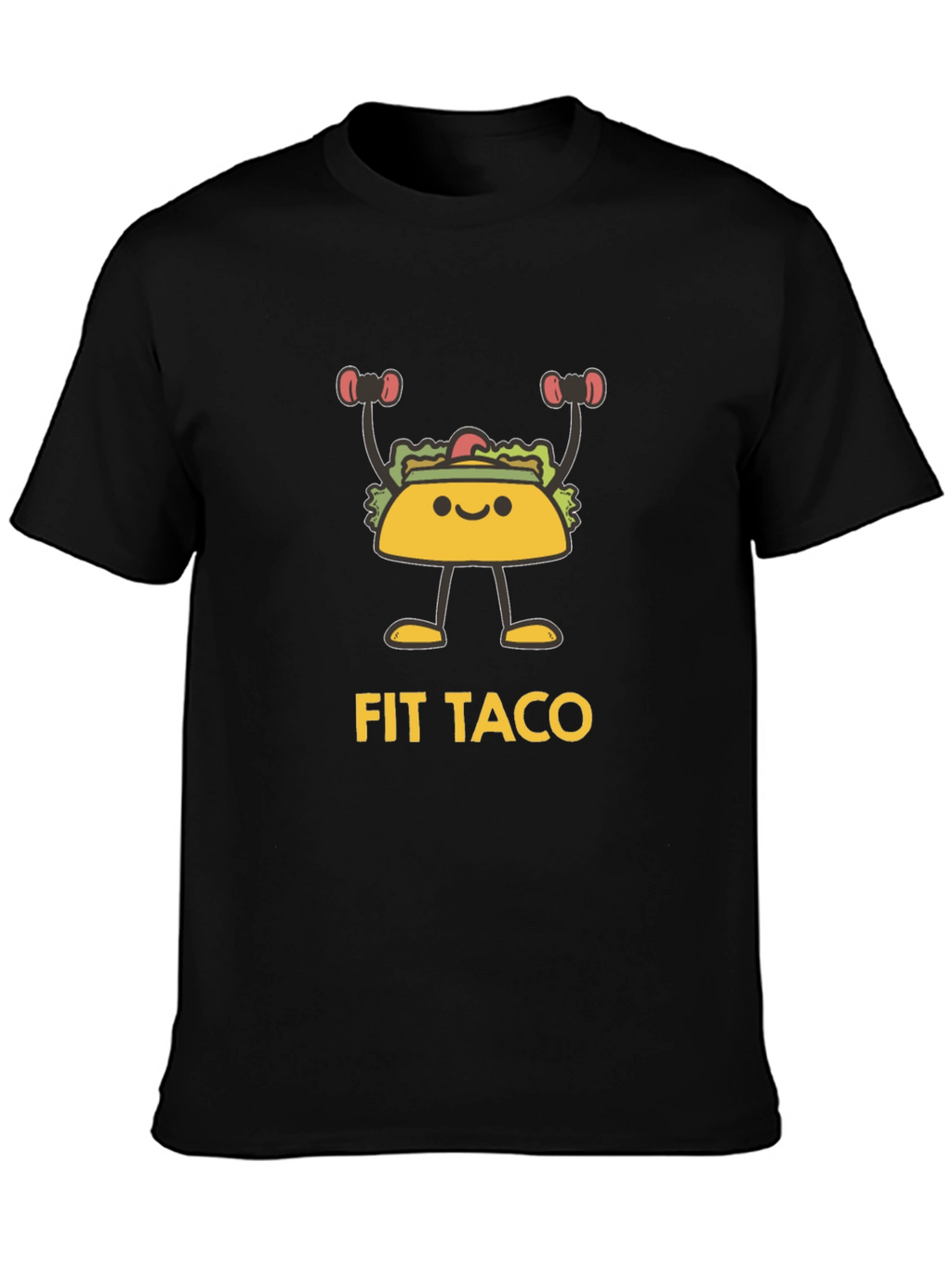 Fit Taco Graphic T-Shirt - Black
