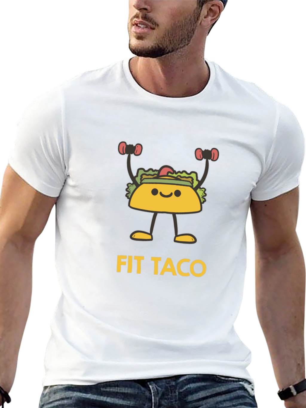 Fit Taco Graphic T-Shirt - Black