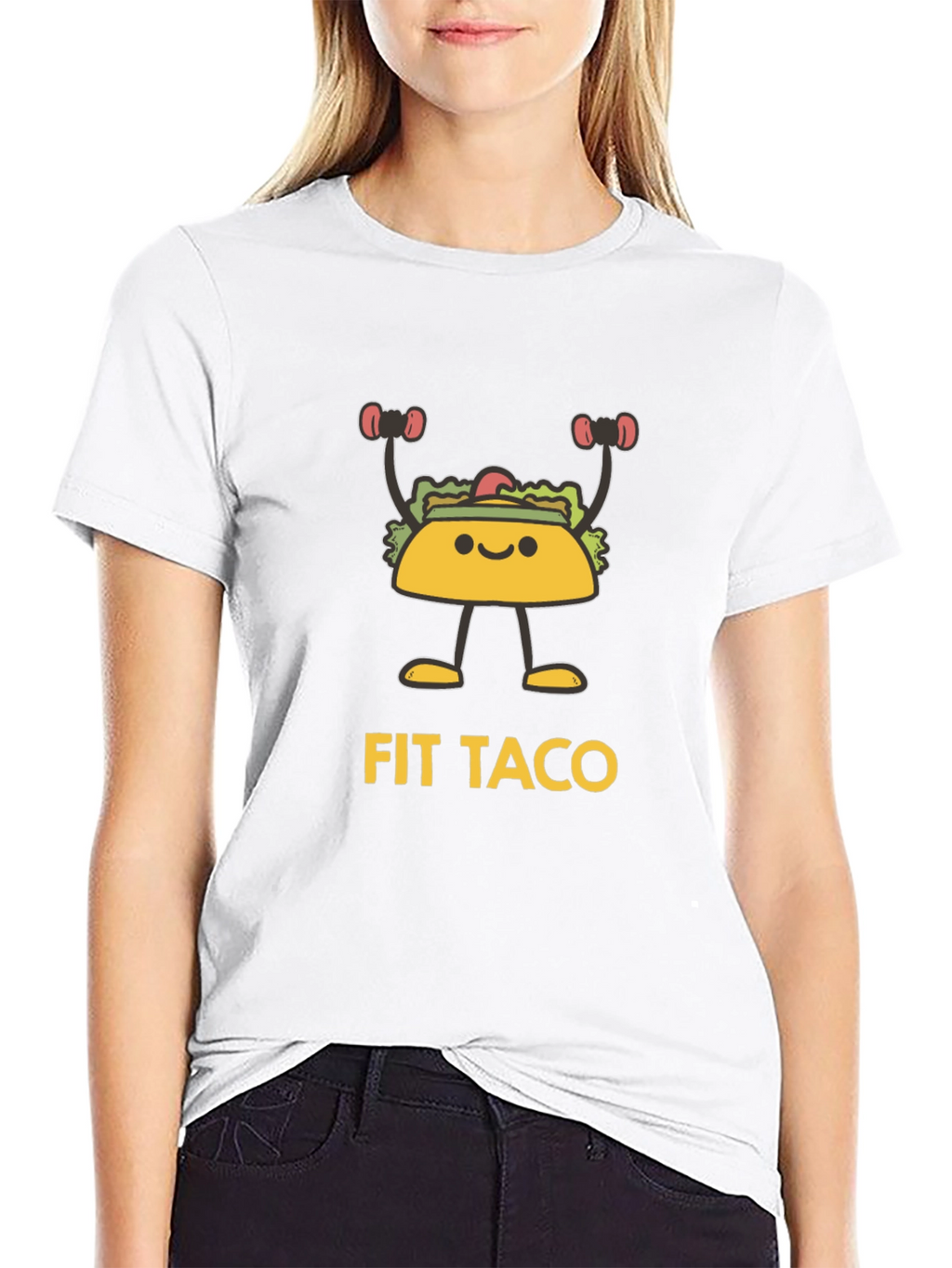 Fit Taco Graphic T-Shirt - Black