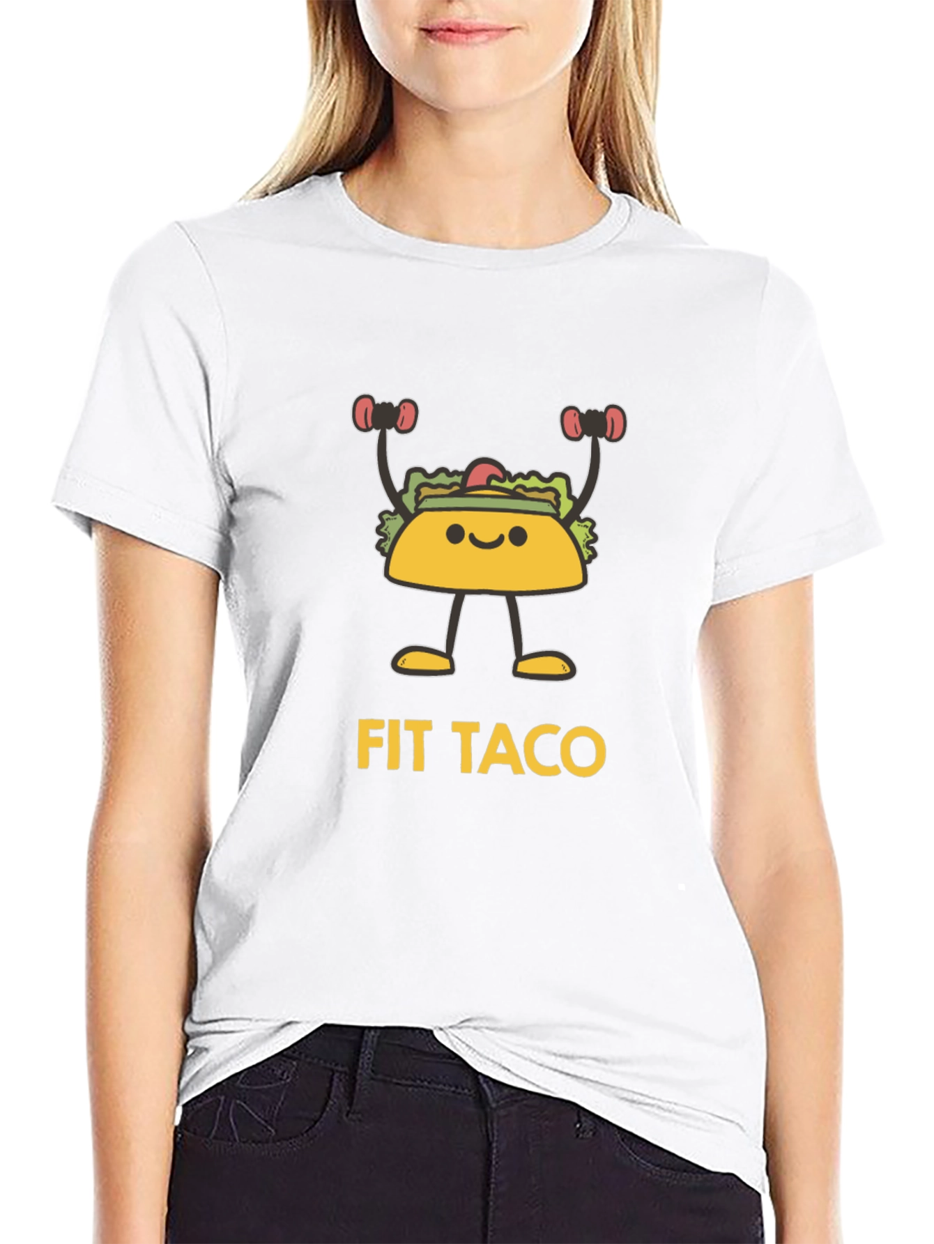 Fit Taco Graphic T-Shirt - Black