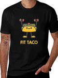 Fit Taco Graphic T-Shirt - Black