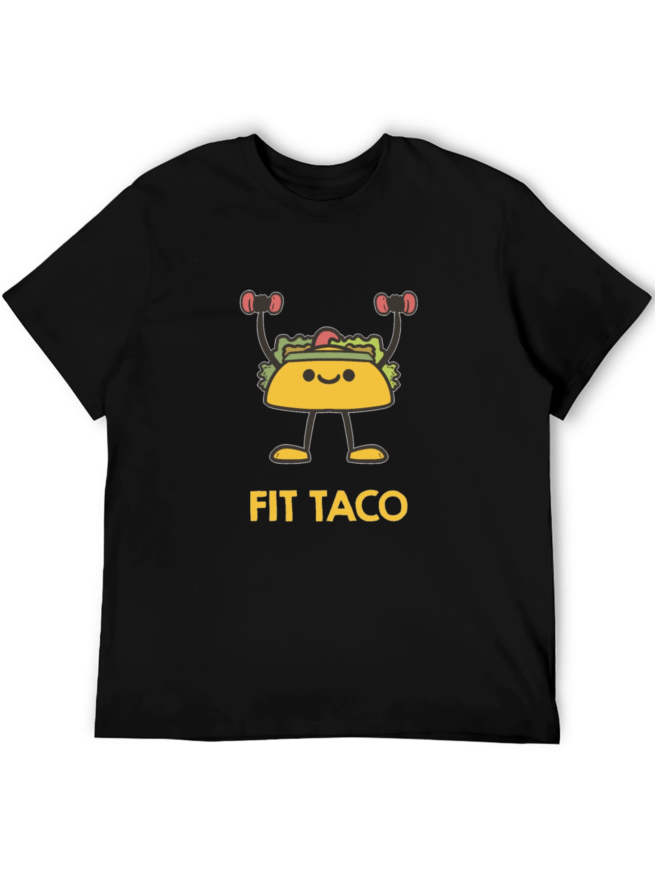 Fit Taco Graphic T-Shirt - Black