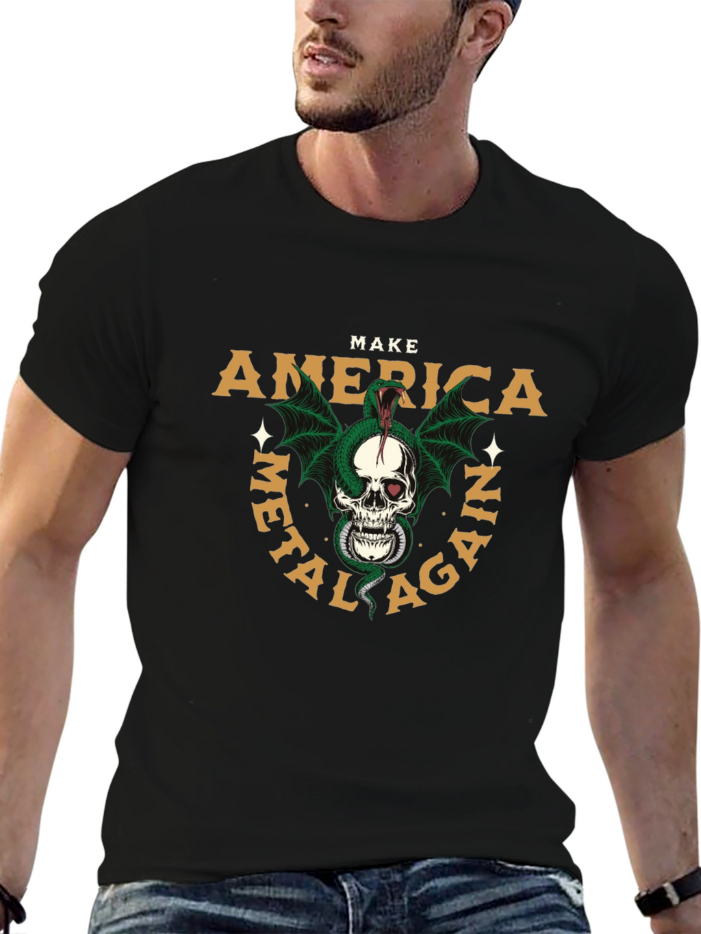 Make America Metal Again Graphic T-Shirt