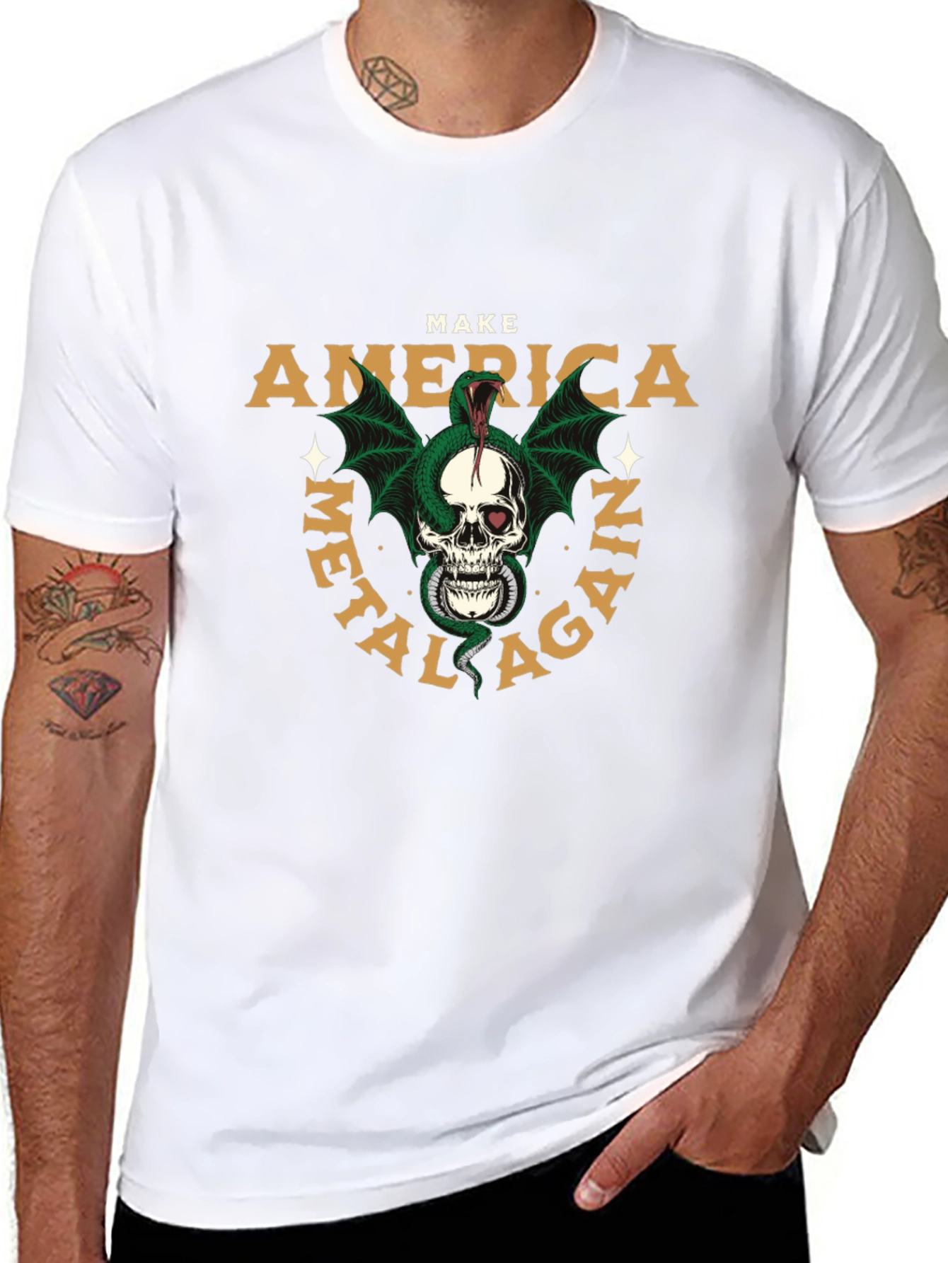 Make America Metal Again Graphic T-Shirt