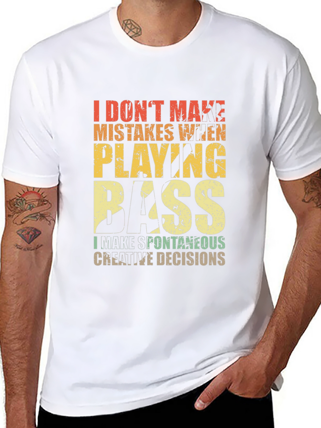Bass Player T-Shirt: I Dont Make Mistakes