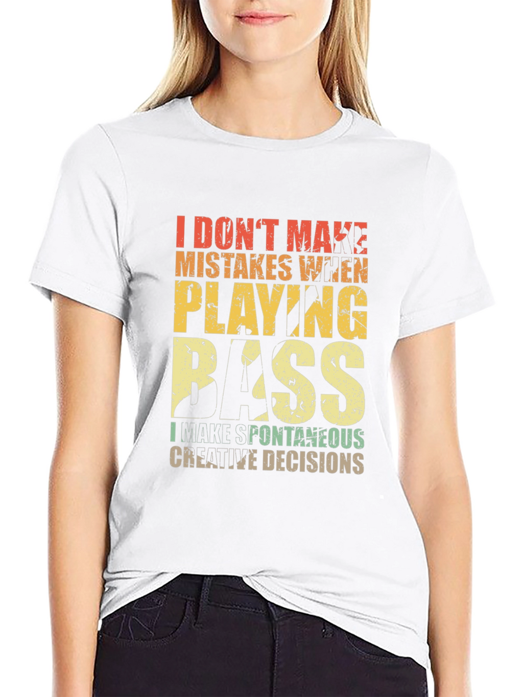 Bass Player T-Shirt: I Dont Make Mistakes
