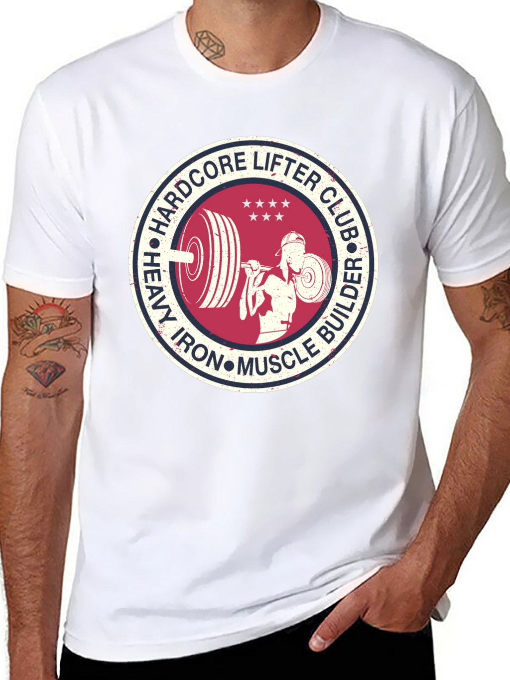 Hardcore Lifter Club Graphic Tee
