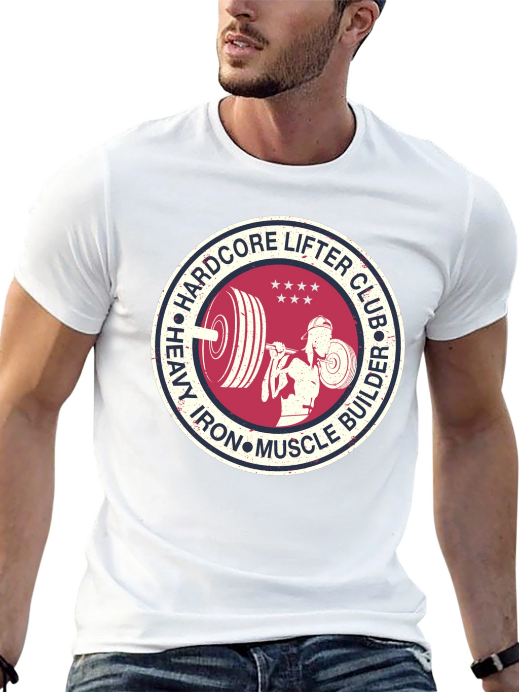 Hardcore Lifter Club Graphic Tee