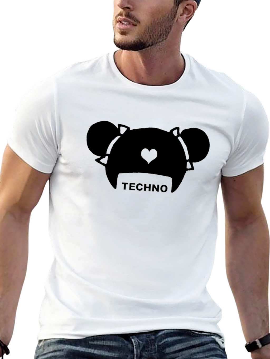 Techno Bear Graphic Tee