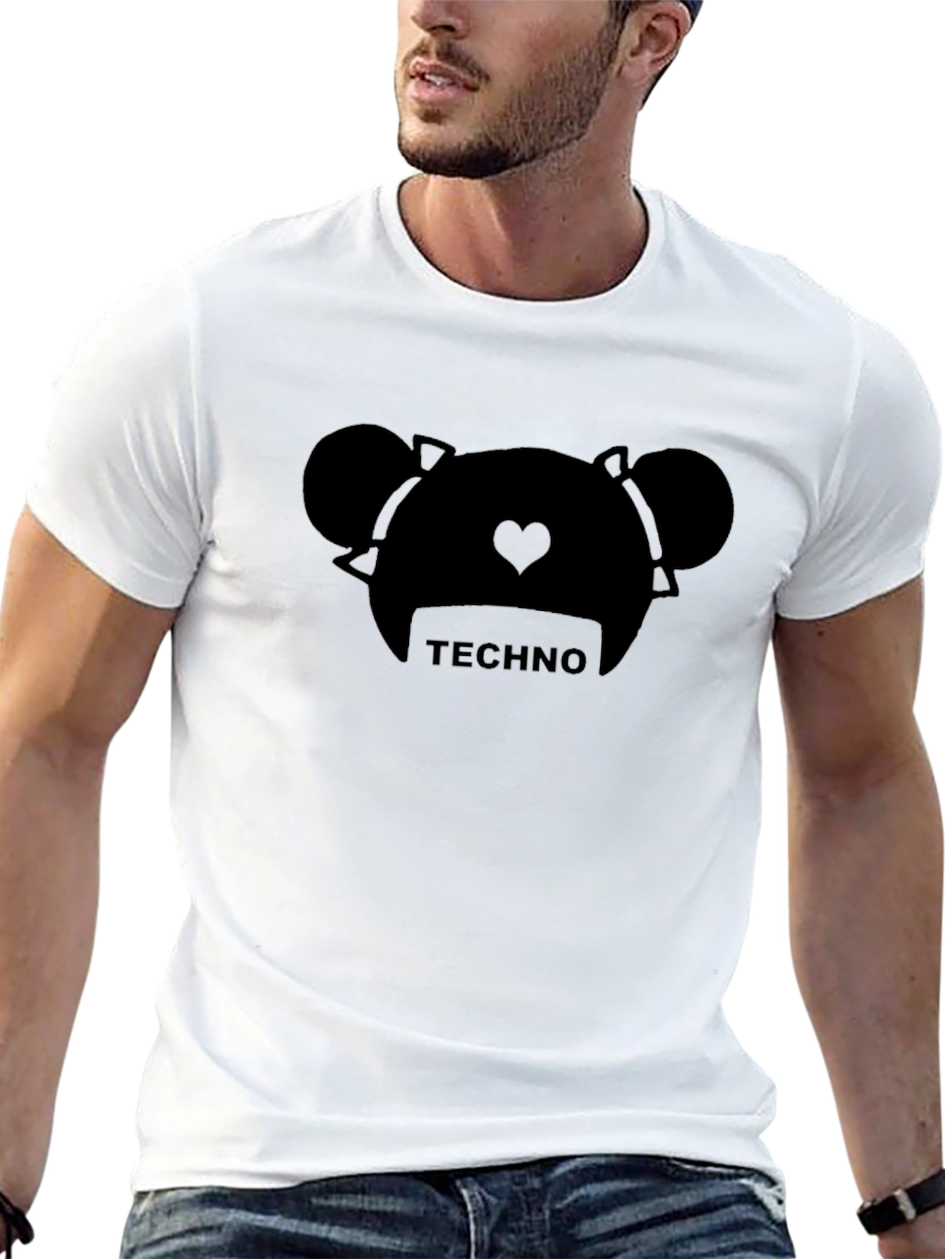 Techno Bear Graphic Tee