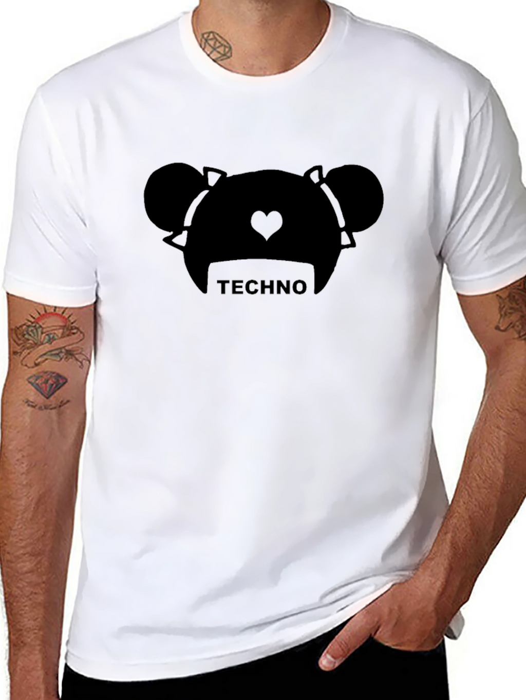 Techno Bear Graphic Tee