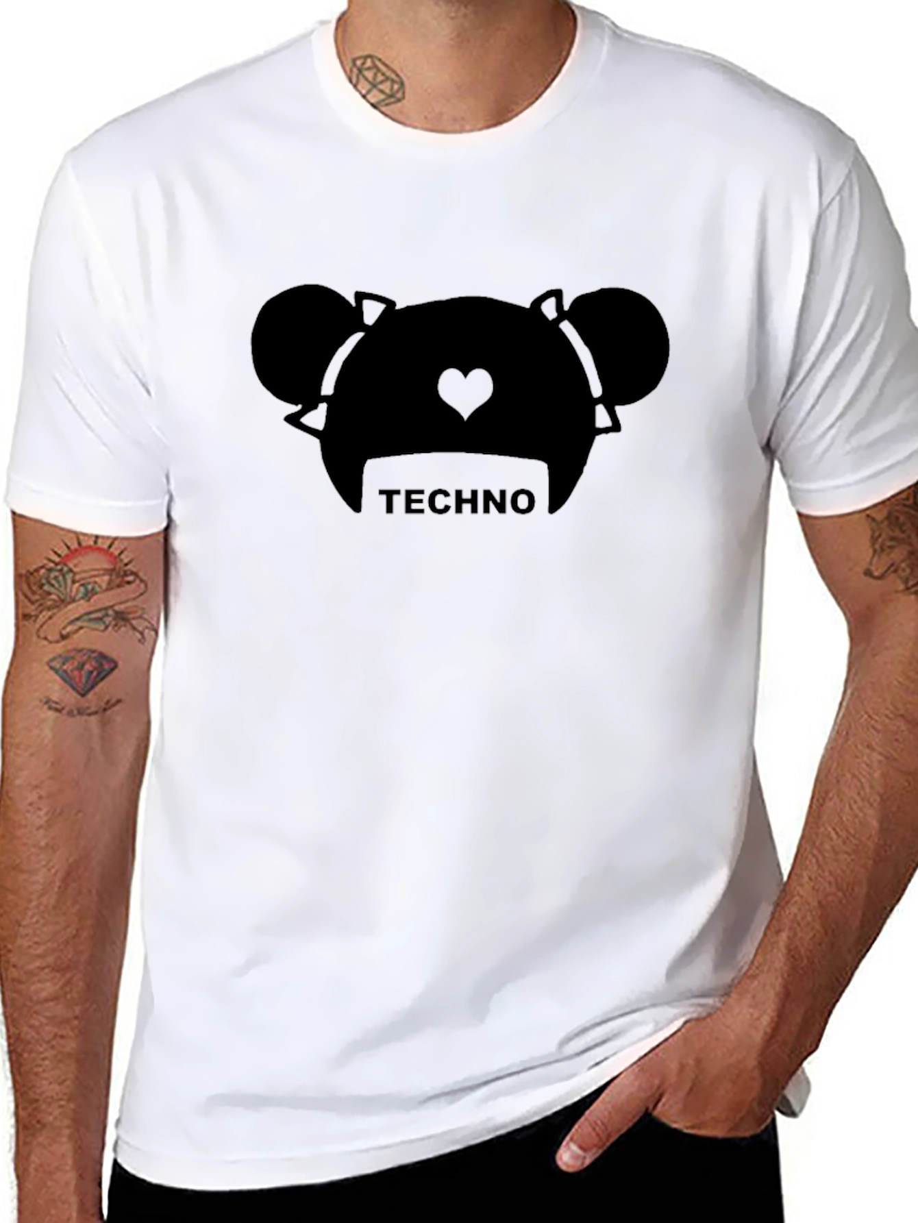Techno Bear Graphic Tee