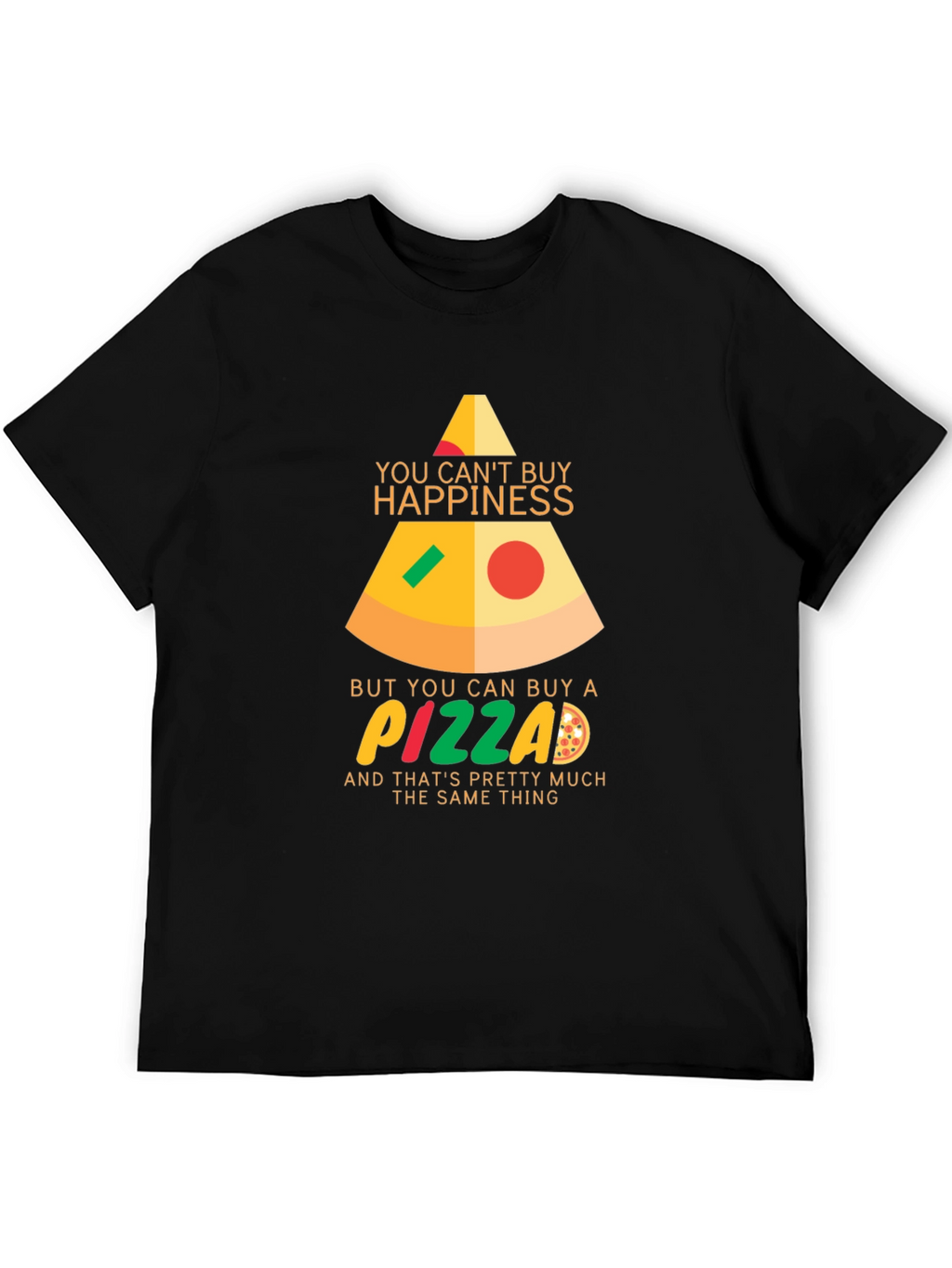 Pizza Happiness Graphic Tee