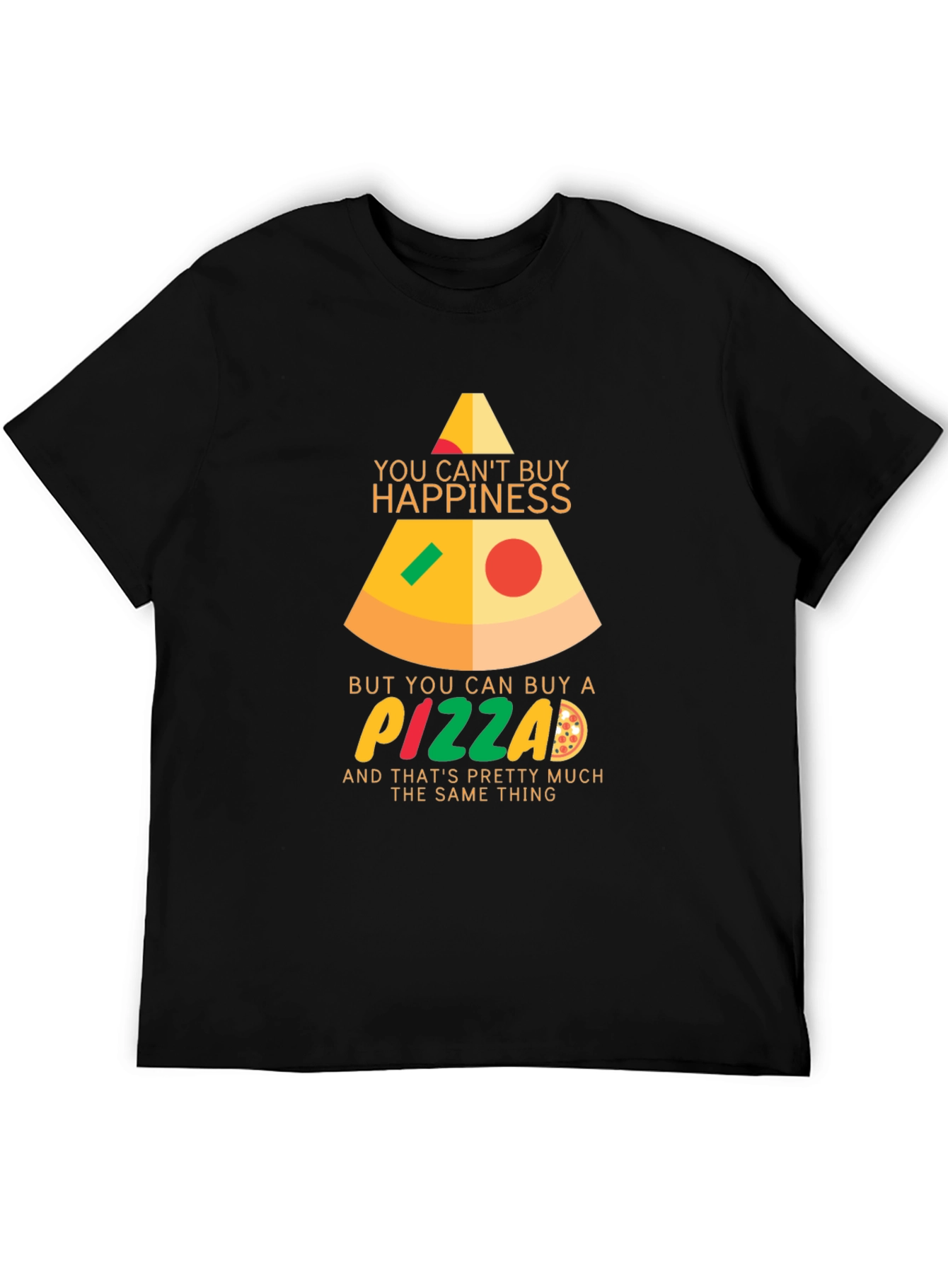 Pizza Happiness Graphic Tee