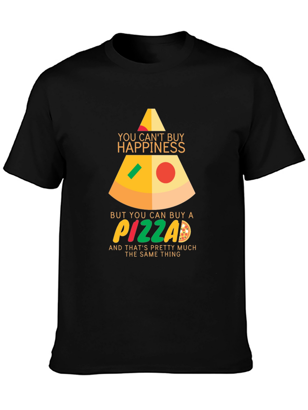 Pizza Happiness Graphic Tee