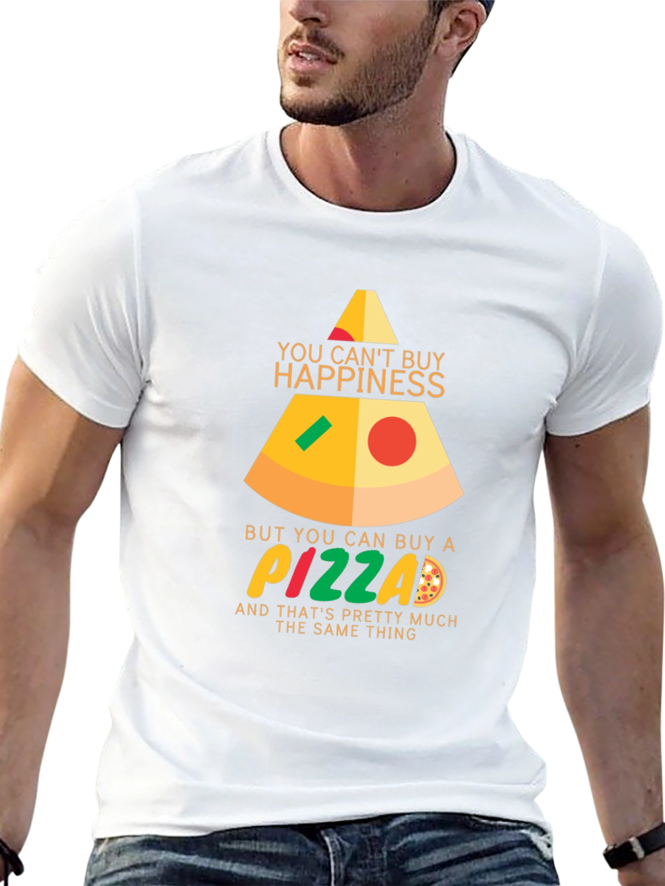Pizza Happiness Graphic Tee