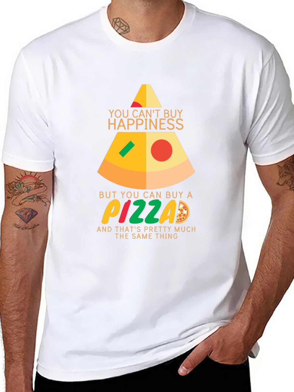 Pizza Happiness Graphic Tee