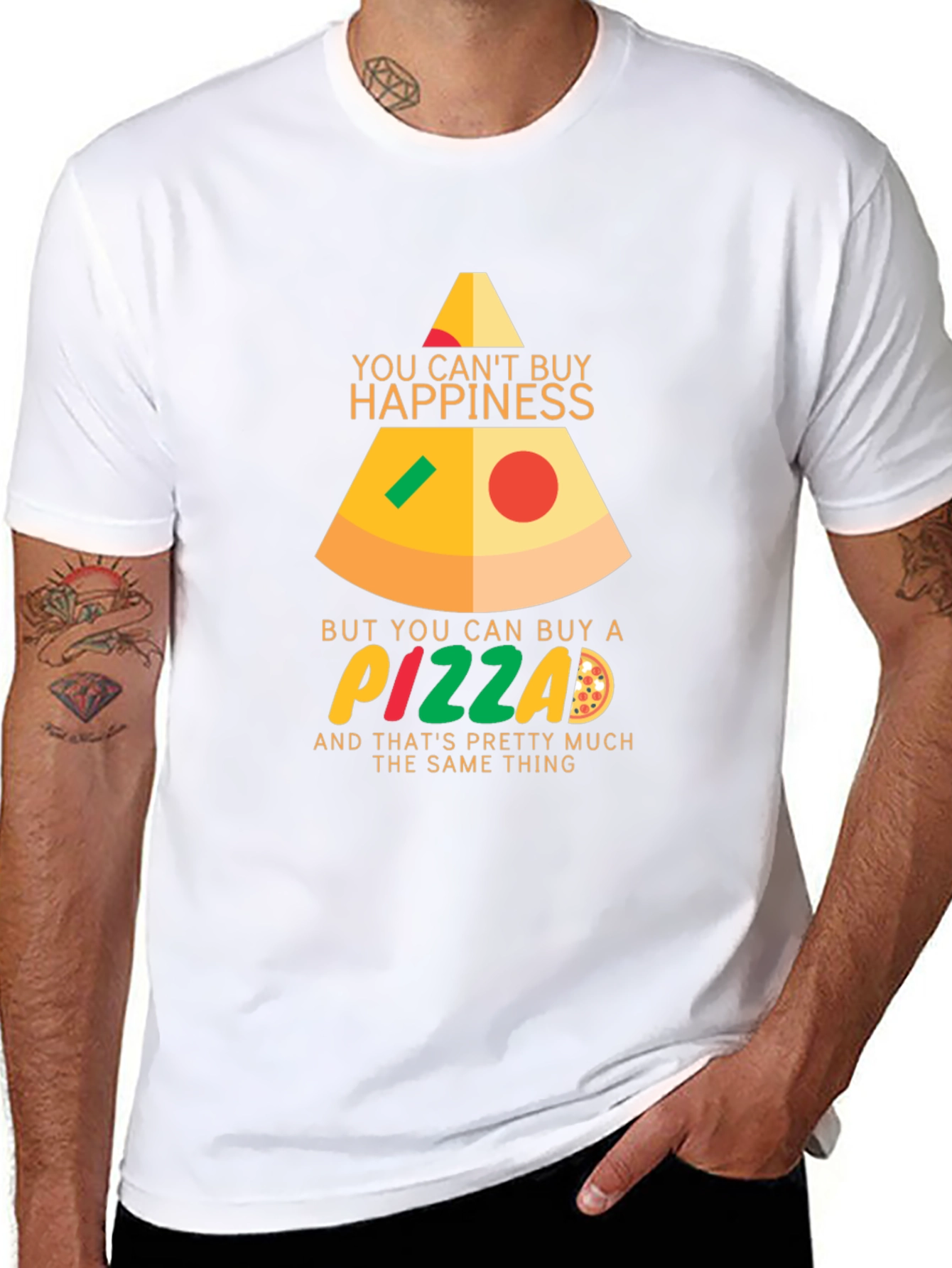Pizza Happiness Graphic Tee