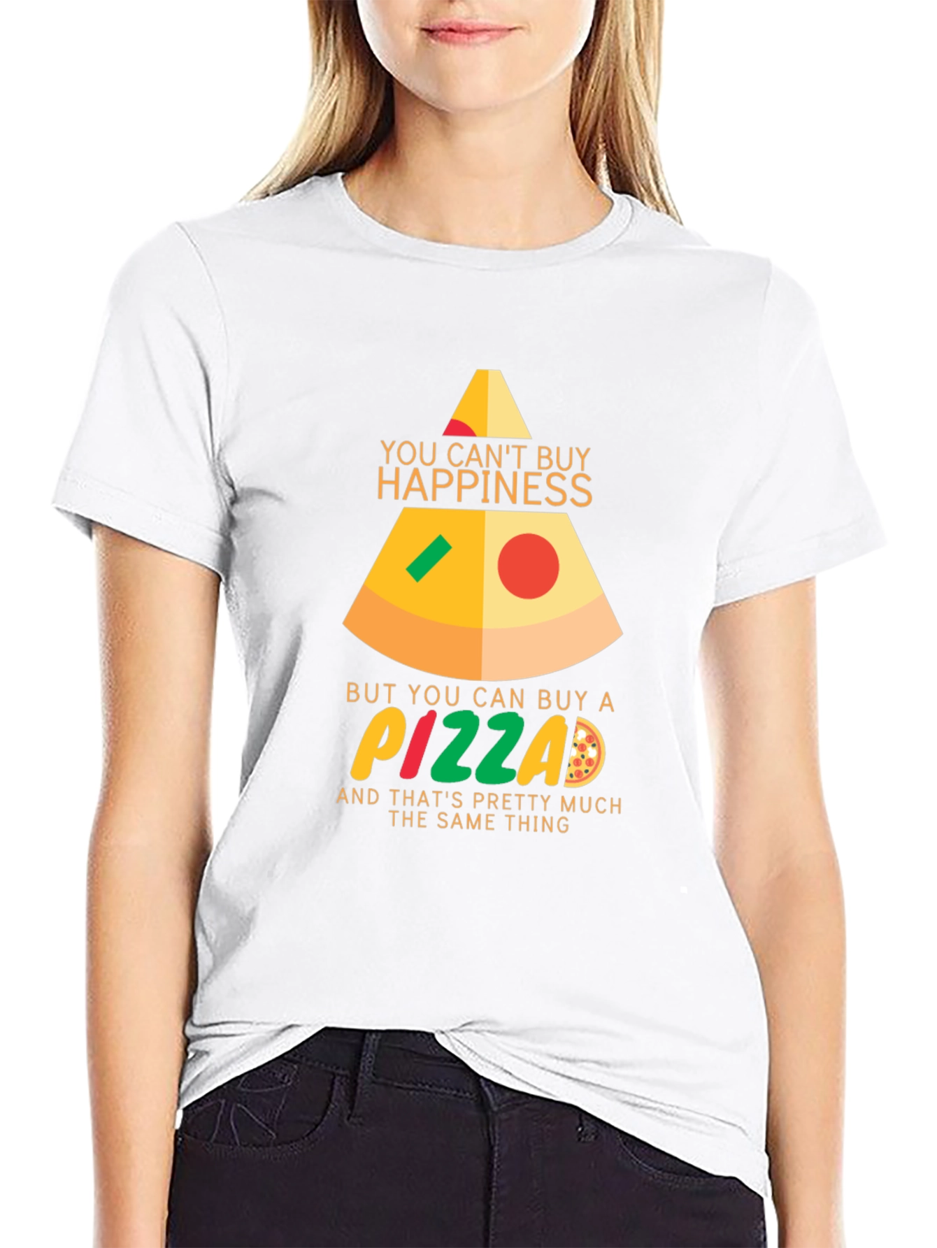 Pizza Happiness Graphic Tee