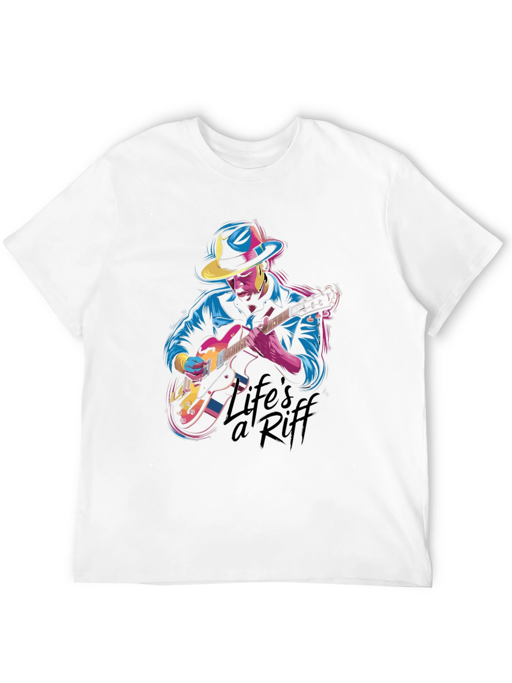 Lifes a Riff Graphic Tee - Musician T-Shirt