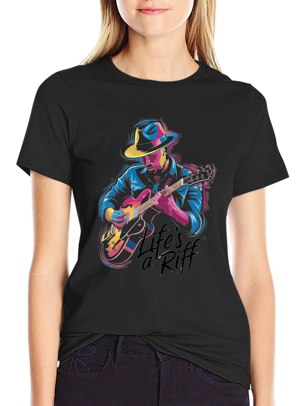 Lifes a Riff Graphic Tee - Musician T-Shirt
