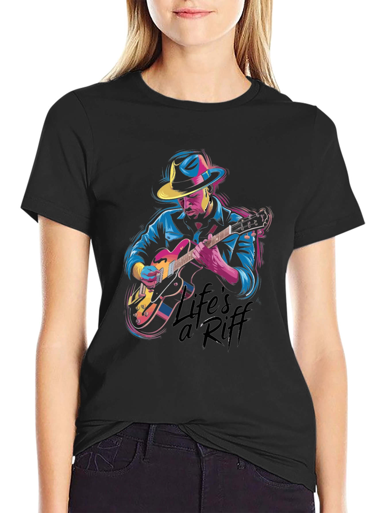 Lifes a Riff Graphic Tee - Musician T-Shirt