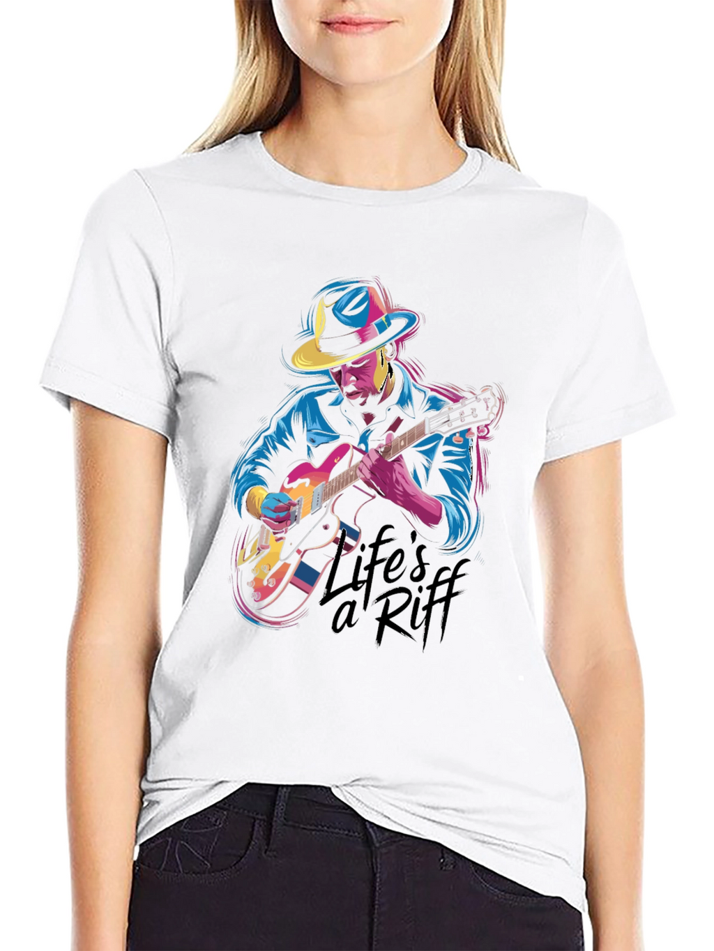 Lifes a Riff Graphic Tee - Musician T-Shirt