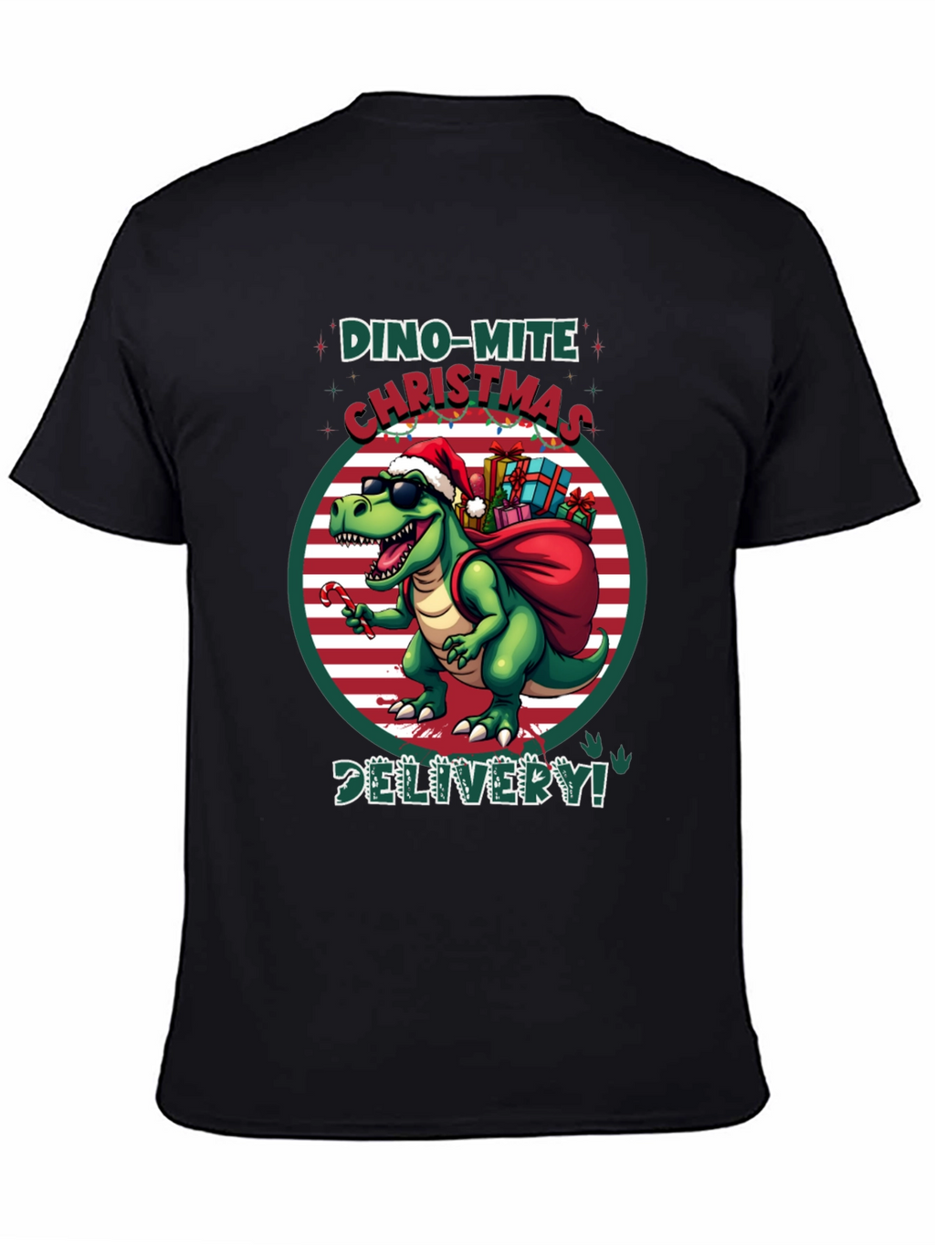 Dino-Mite Christmas Delivery T-Shirt