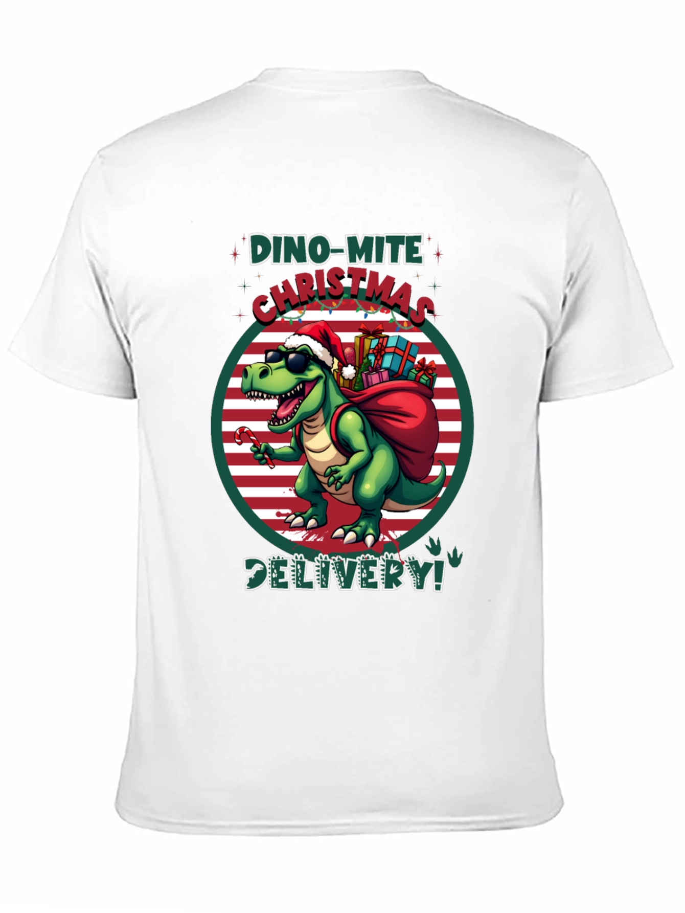 Dino-Mite Christmas Delivery T-Shirt