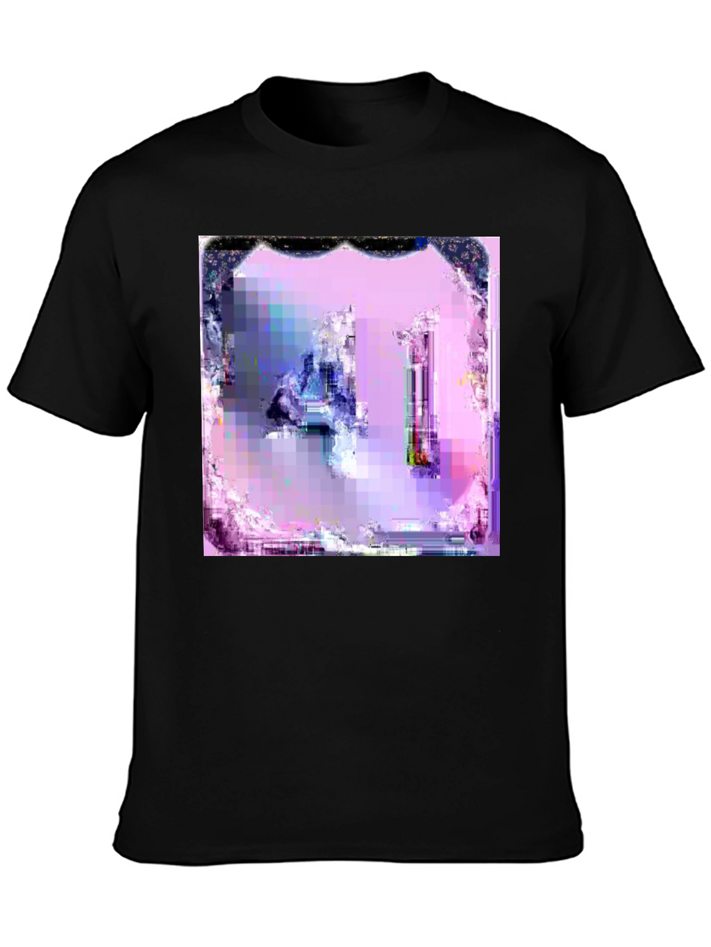 Abstract Art Graphic Tee - Pixelated Design