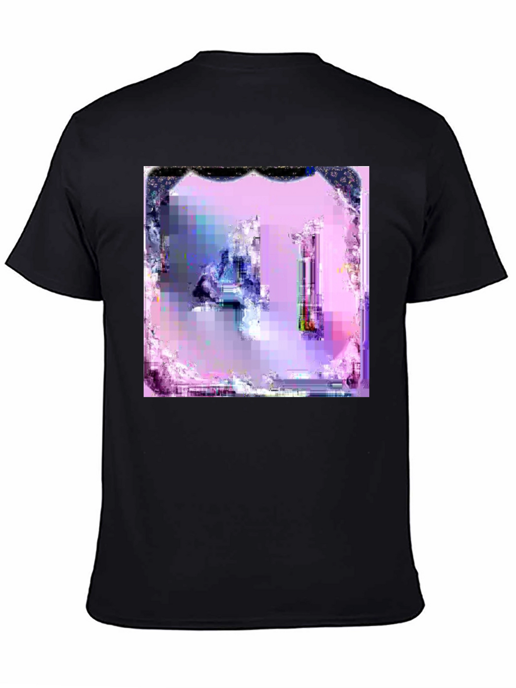 Abstract Art Graphic Tee - Pixelated Design