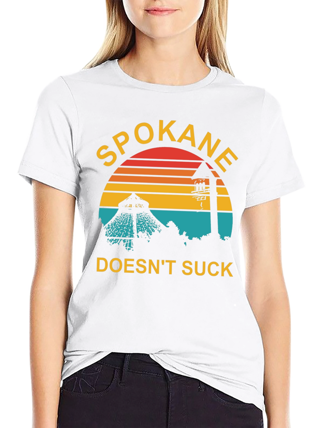 Spokane Doesnt Suck Graphic Tee