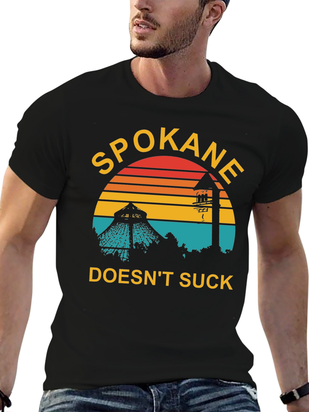 Spokane Doesnt Suck Graphic Tee