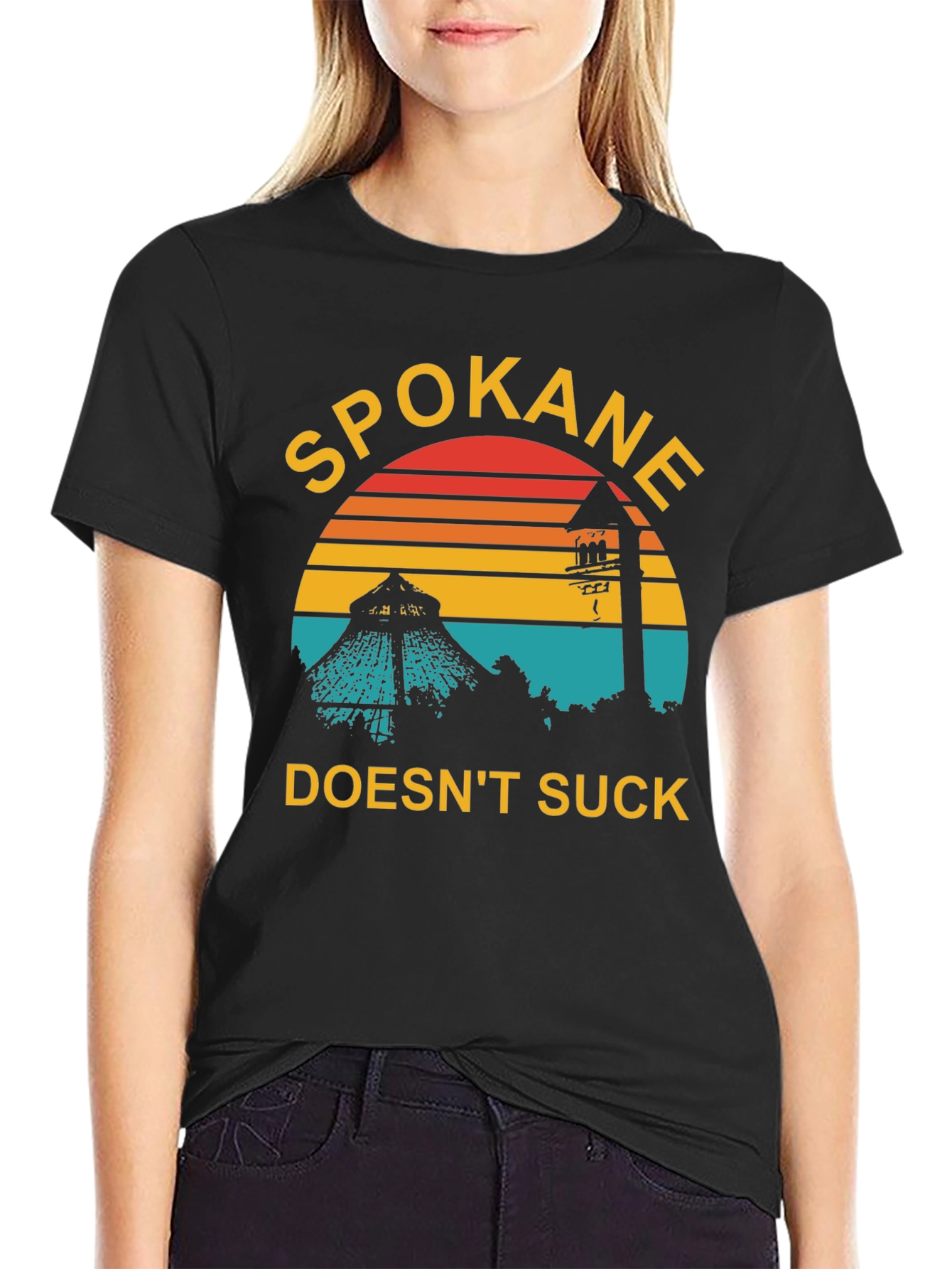 Spokane Doesnt Suck Graphic Tee