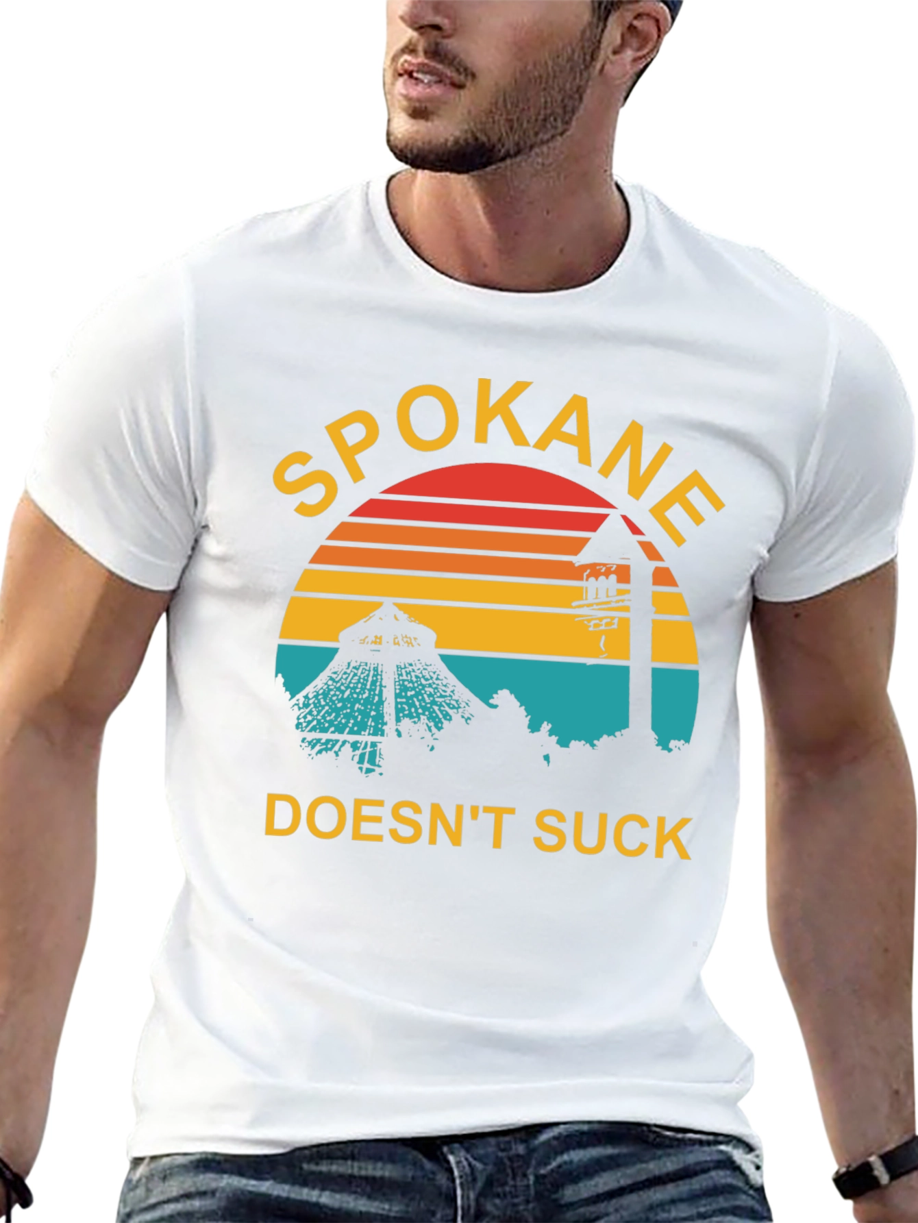 Spokane Doesnt Suck Graphic Tee