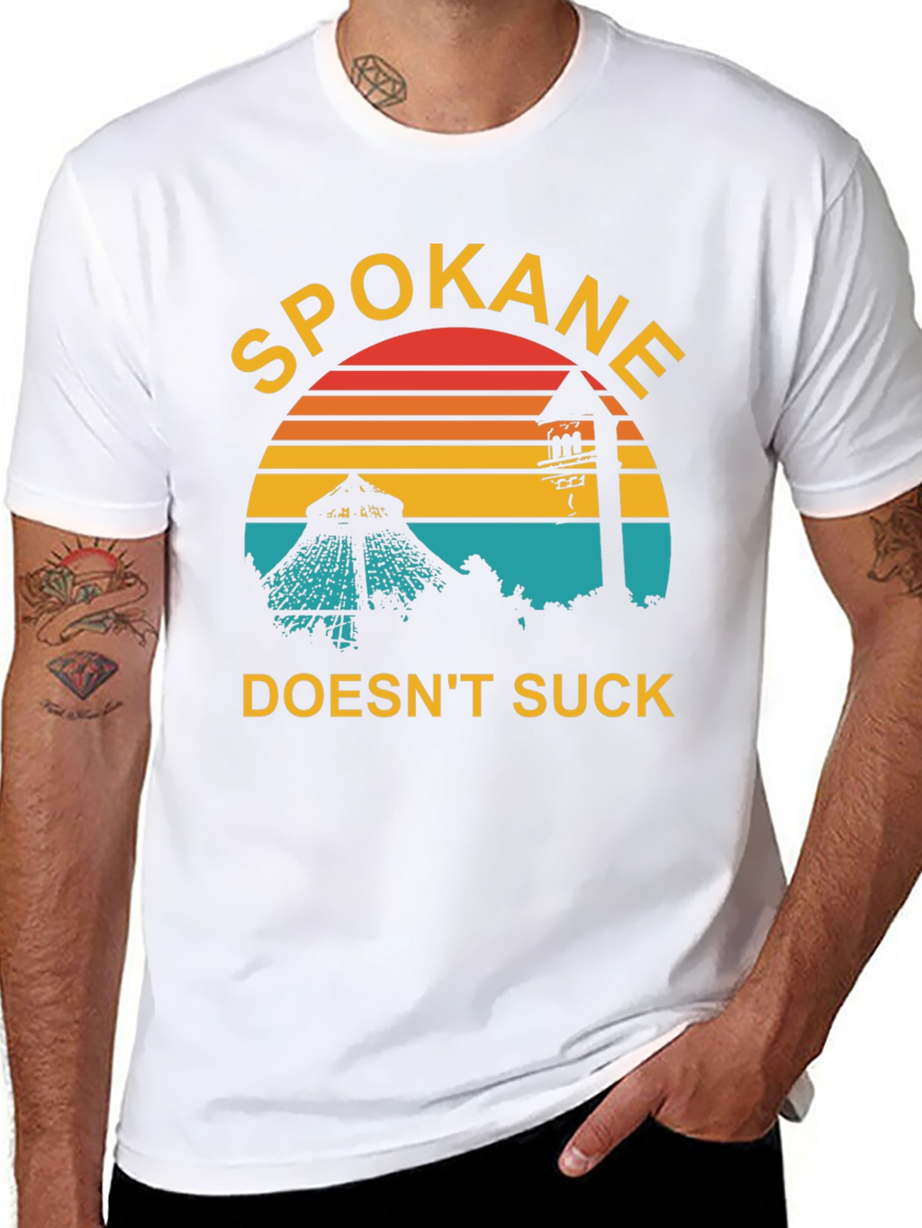 Spokane Doesnt Suck Graphic Tee