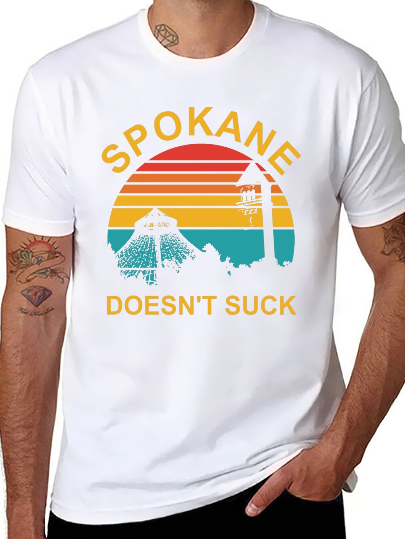 Spokane Doesnt Suck Graphic Tee