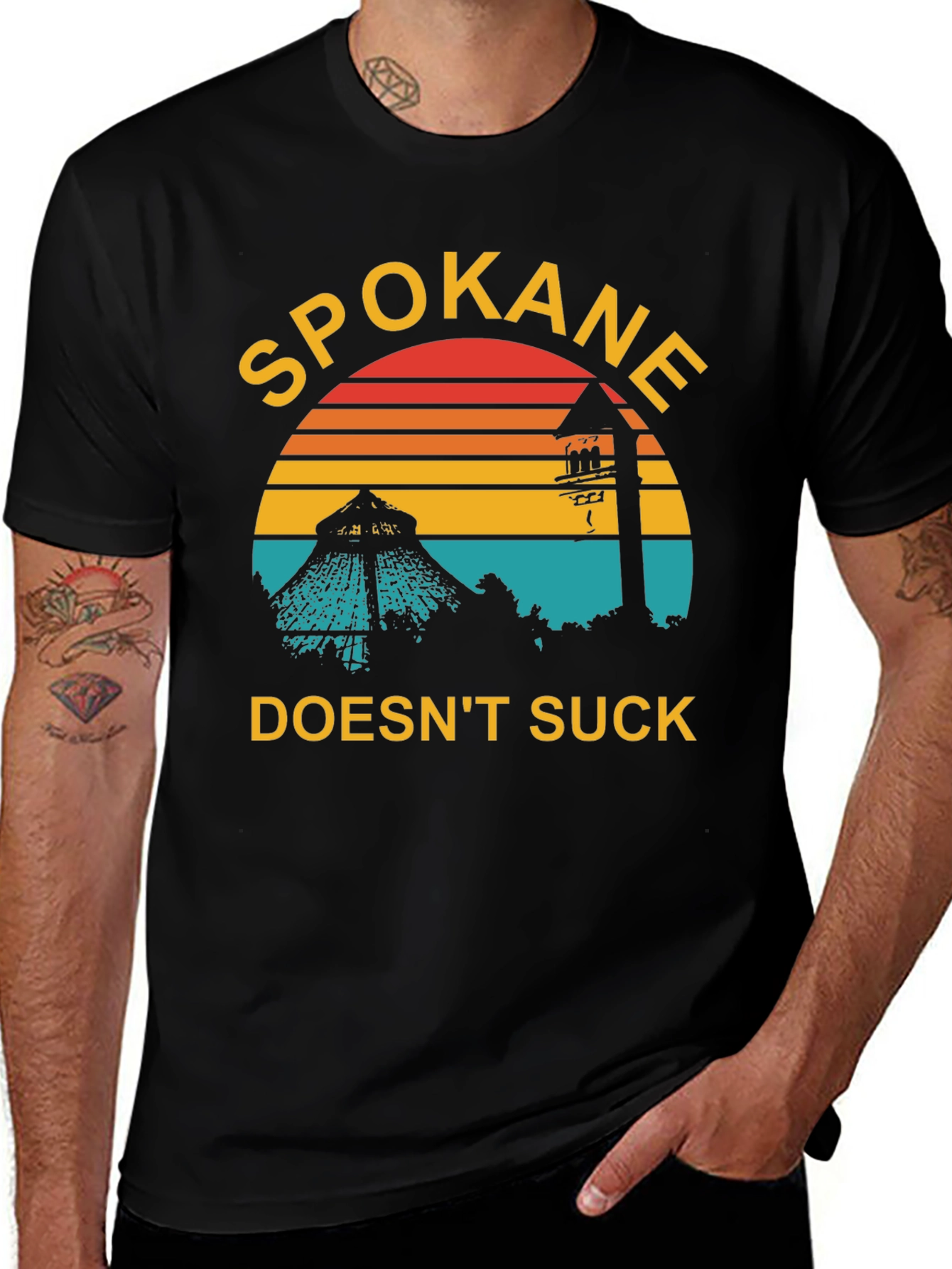 Spokane Doesnt Suck Graphic Tee