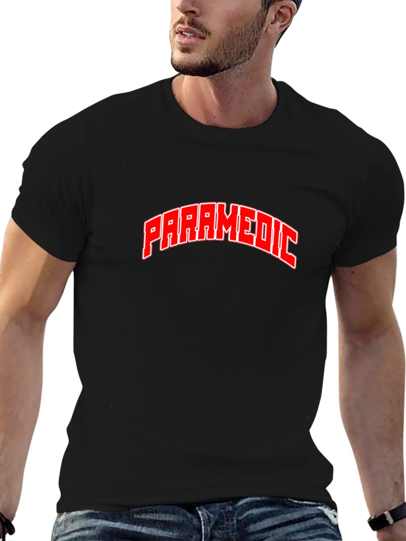 Paramedic T-Shirt - Red Graphic Tee