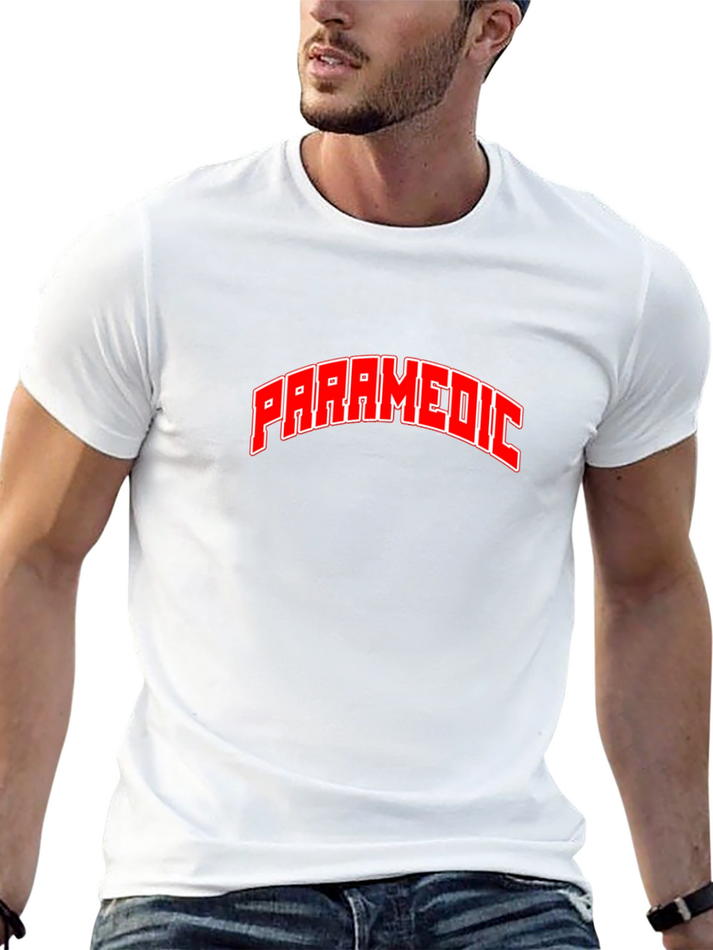 Paramedic T-Shirt - Red Graphic Tee