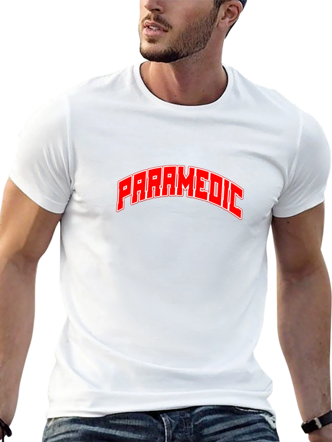 Paramedic T-Shirt - Red Graphic Tee