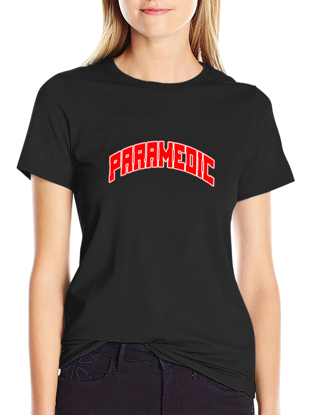 Paramedic T-Shirt - Red Graphic Tee