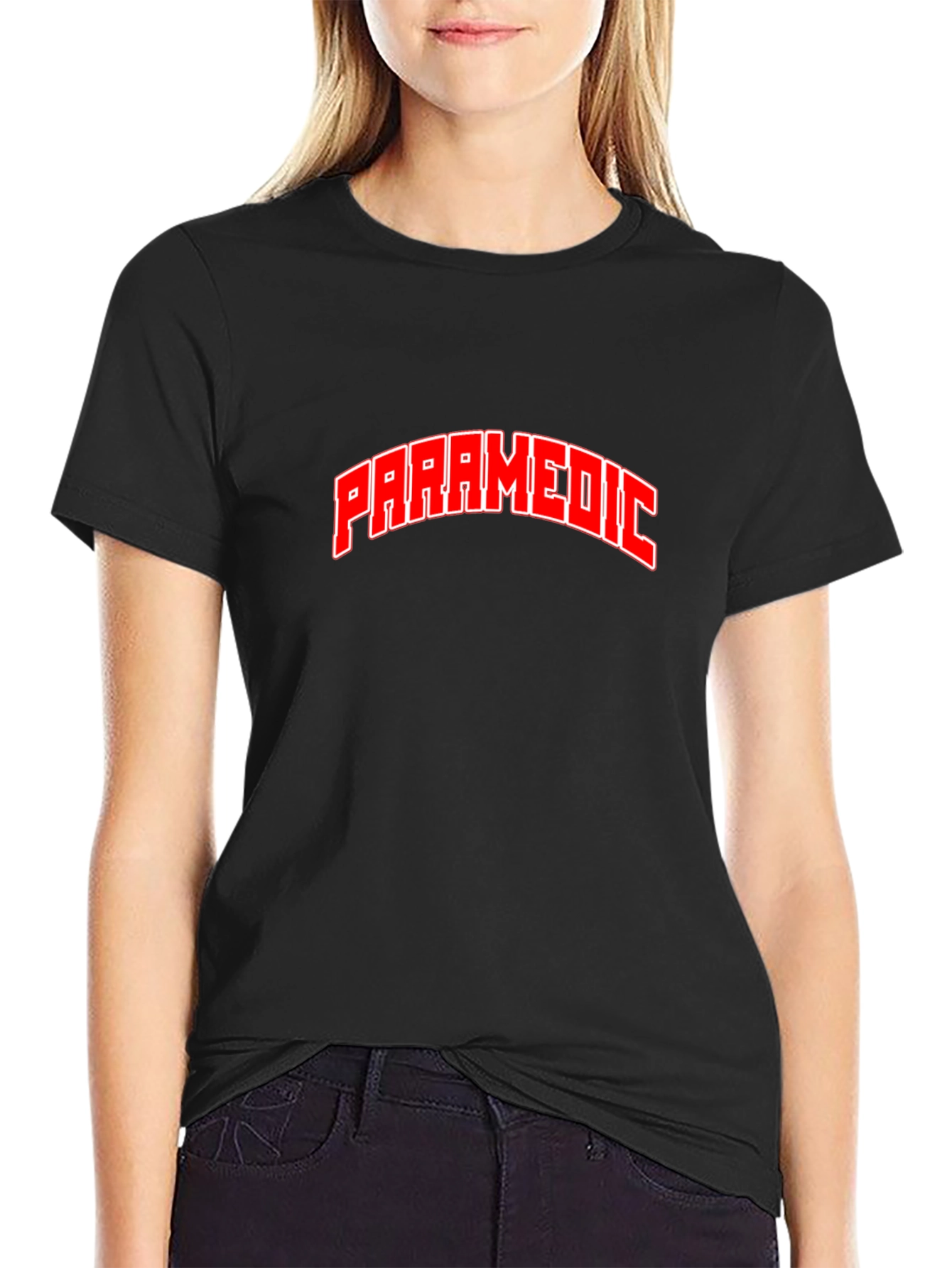 Paramedic T-Shirt - Red Graphic Tee