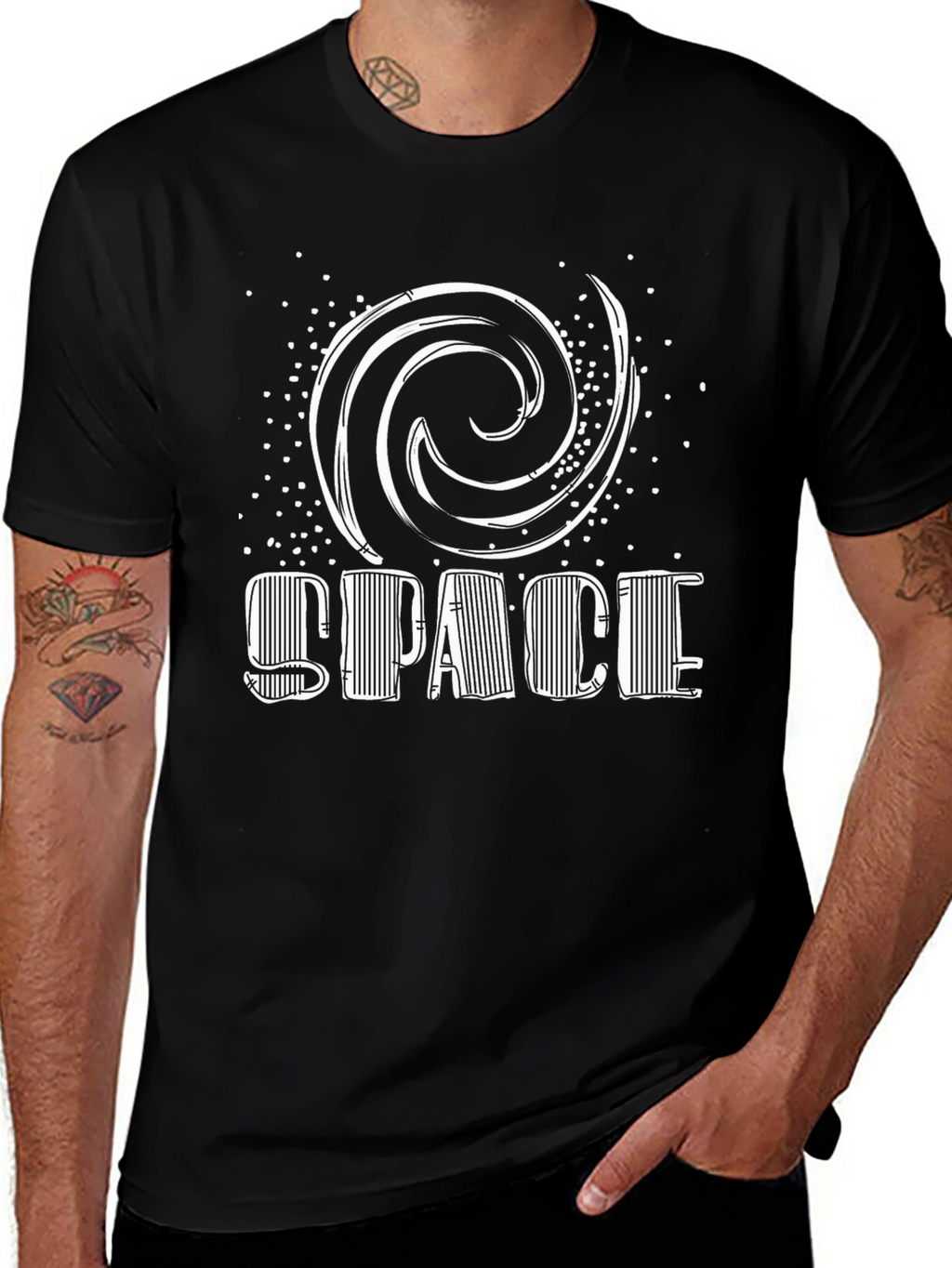 Space Graphic Tee - Premium Cotton Comfort