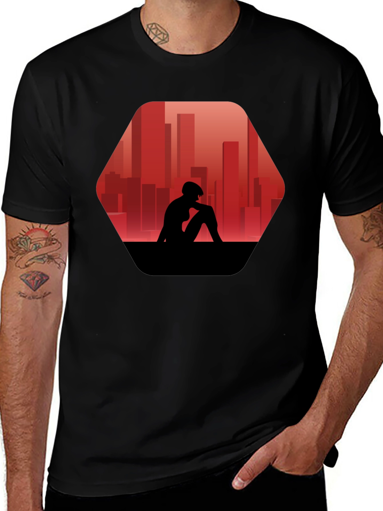 Urban Silhouette Graphic Tee