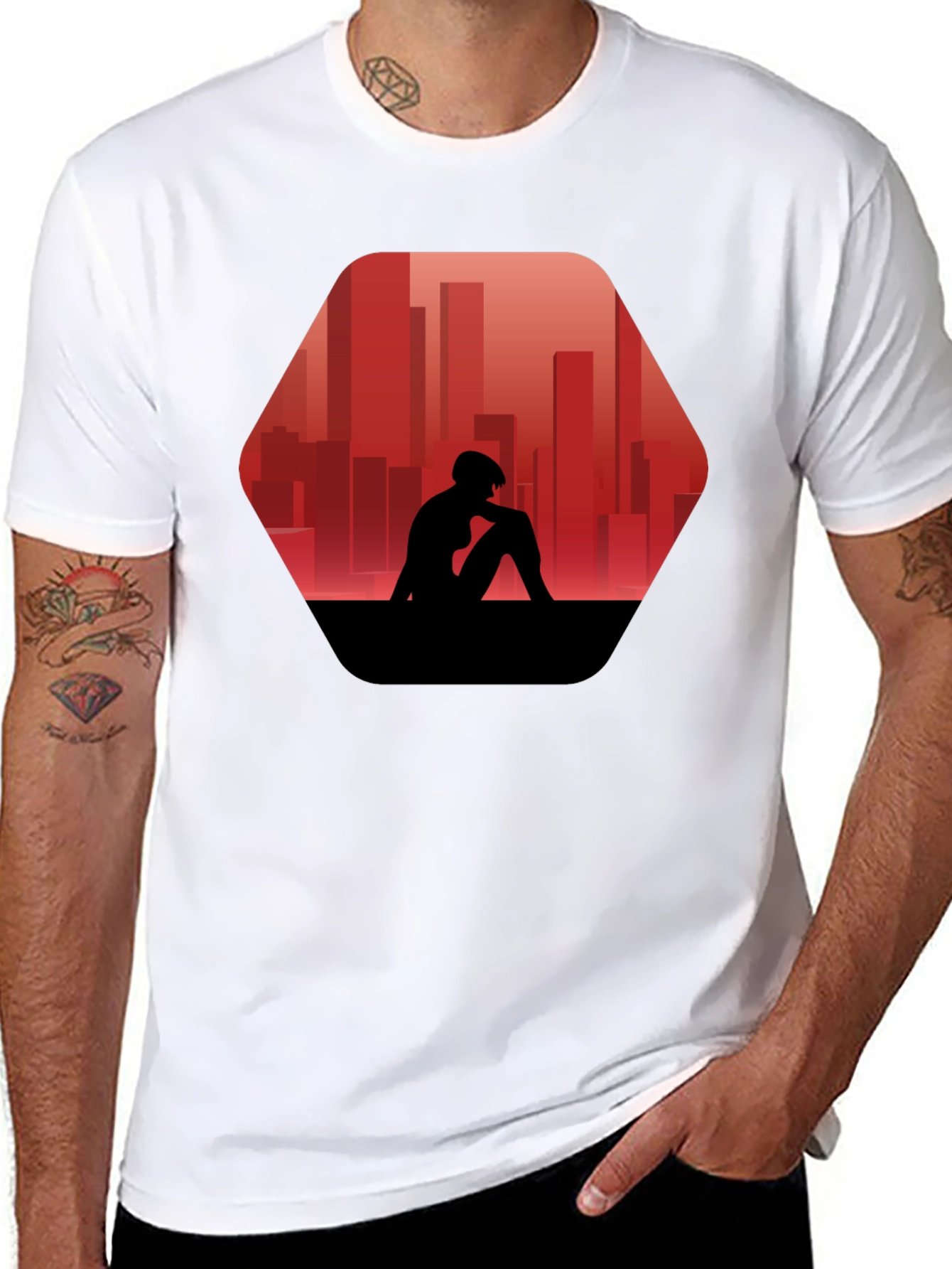 Urban Silhouette Graphic Tee