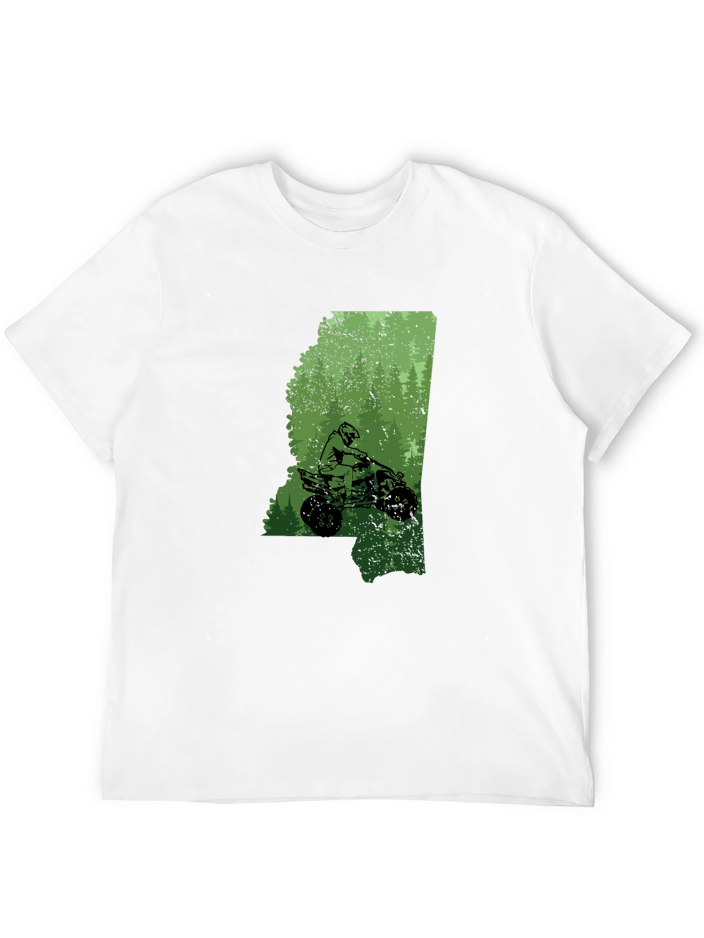 Mississippi ATV Rider T-Shirt - Black