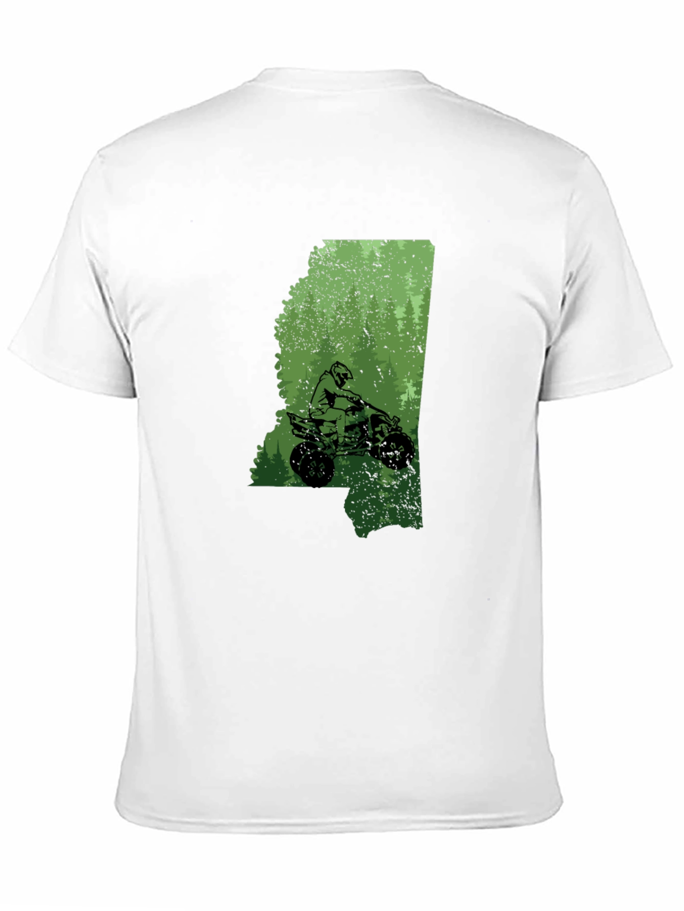 Mississippi ATV Rider T-Shirt - Black